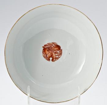 SKÅL, porslin, Kina. 1900-tal.