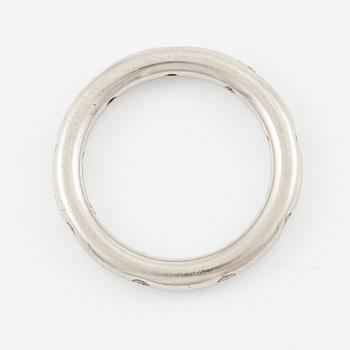 Ring, Stuart Moore, "Galassia Hard", platinum with brilliant-cut diamonds.