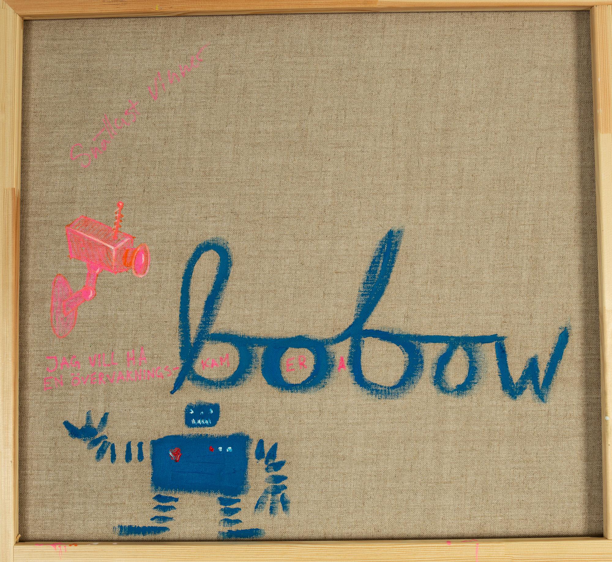 Bobo Wallmansson, oil on canvas, signed verso.