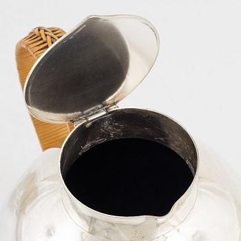 Sylvia Stave, a silver plated jug, CG Hallberg, 1930's.