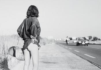 Tony Landberg, "Vägflicka, Italien", 1972.