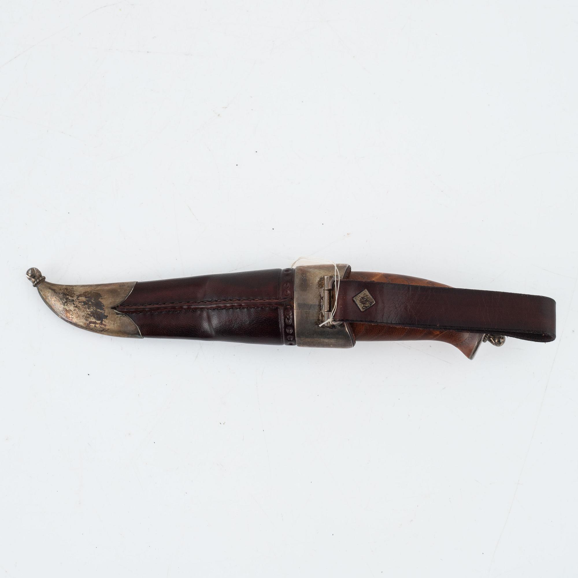 Leif Reiersen and Håvard Bergland, knife, signed.