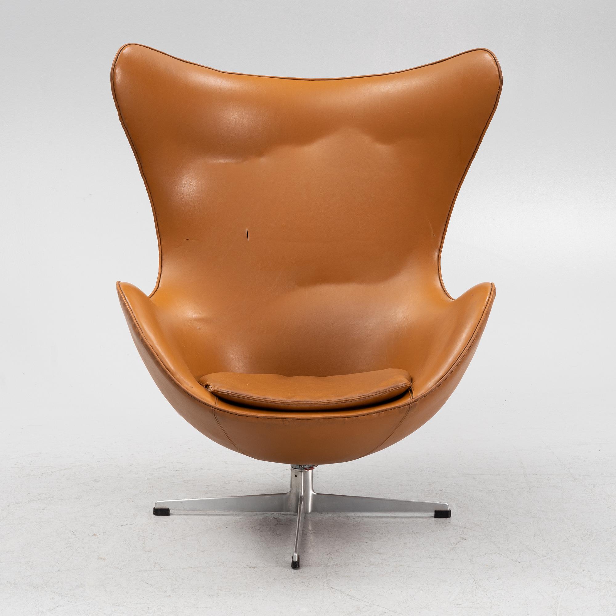 Arne Jacobsen, fåtölj "Ägget", Fritz Hansen, Danmark.
