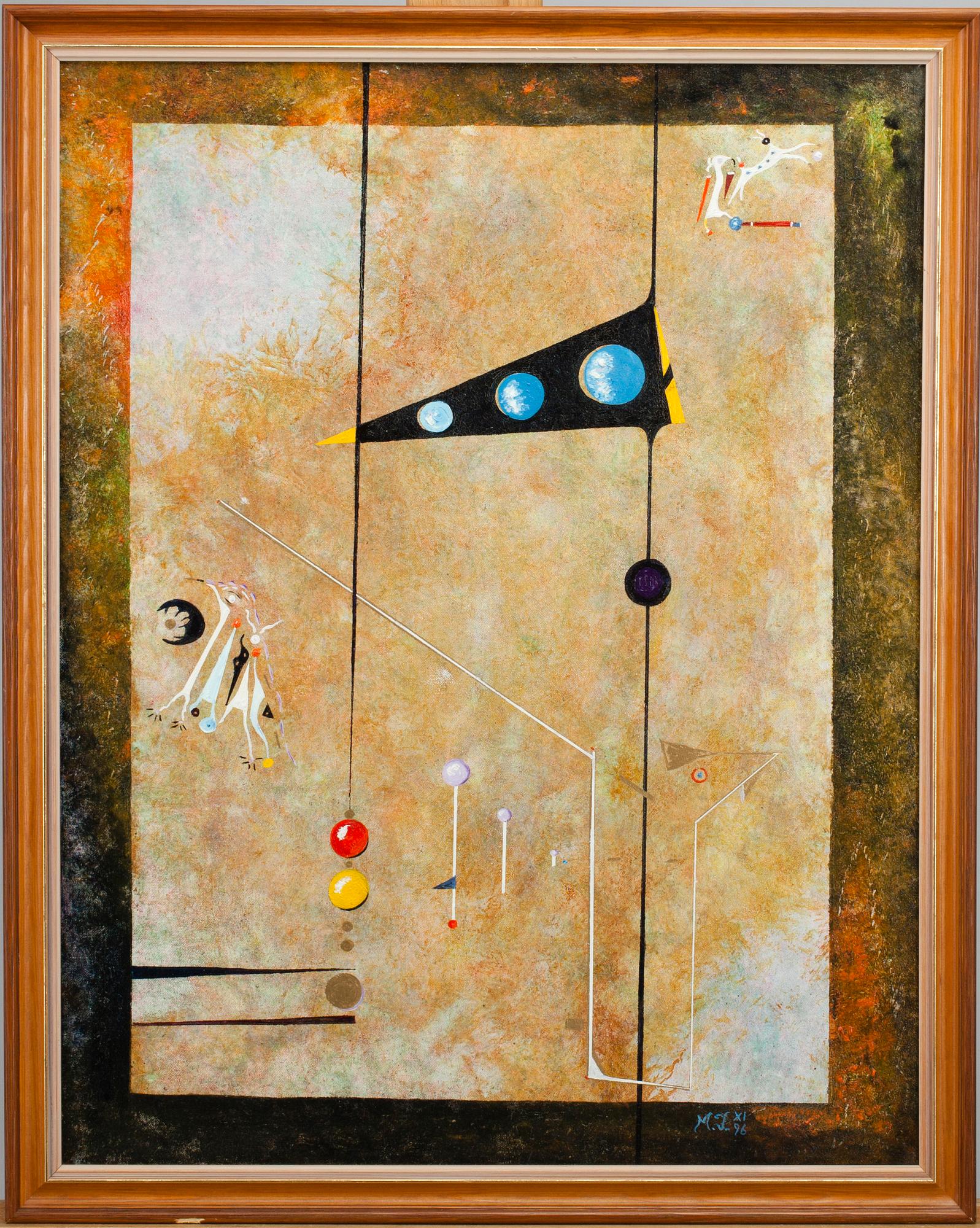 MATTHEW THOMPSON, olja på duk, signerad och daterad XI -96.