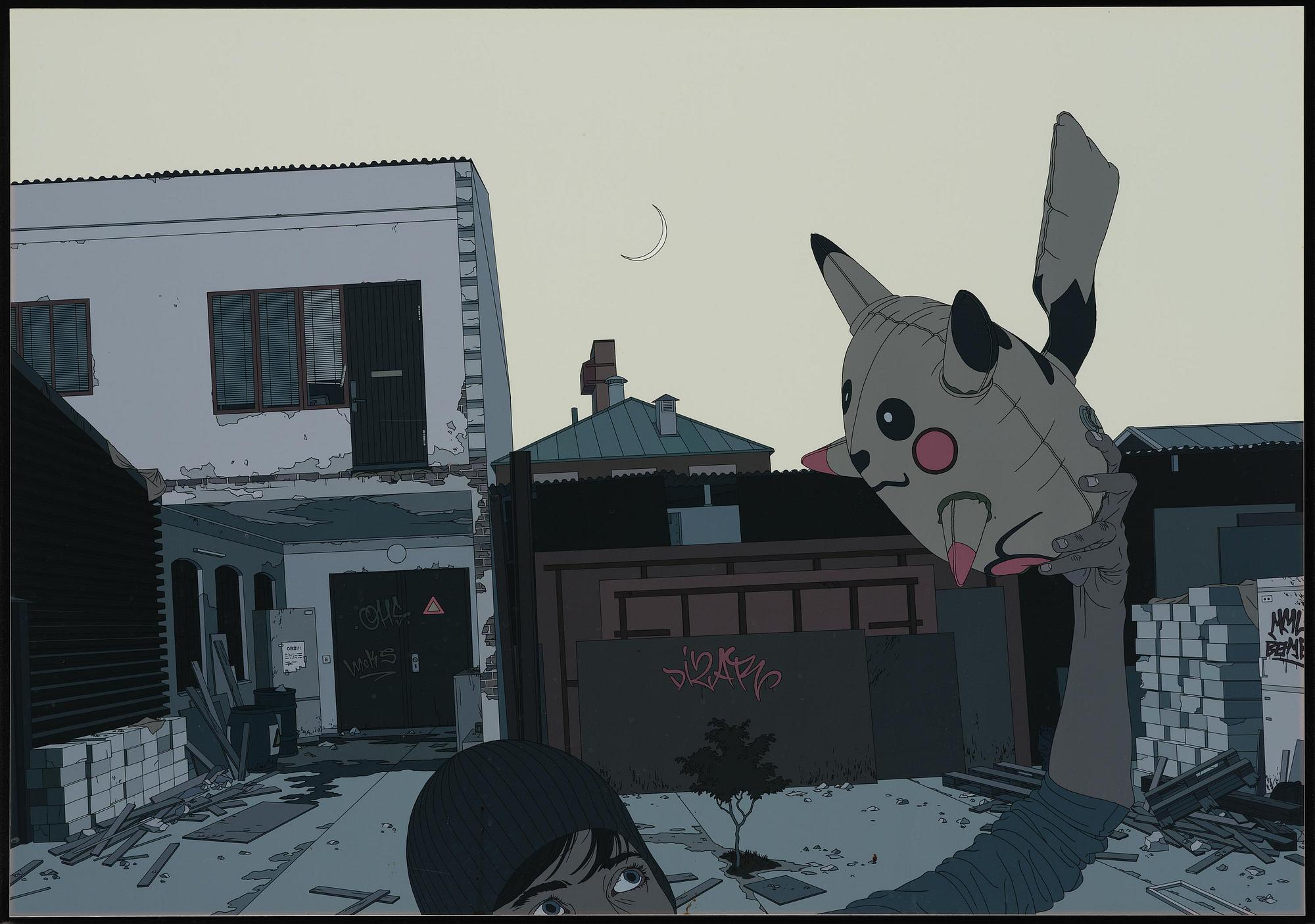 Omid Delafrouz, "Pikachu kontra verkligheten".