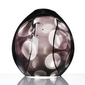 Lena Bergström, skål, glas, Orrefors Gallery, limited edition, 2004.
