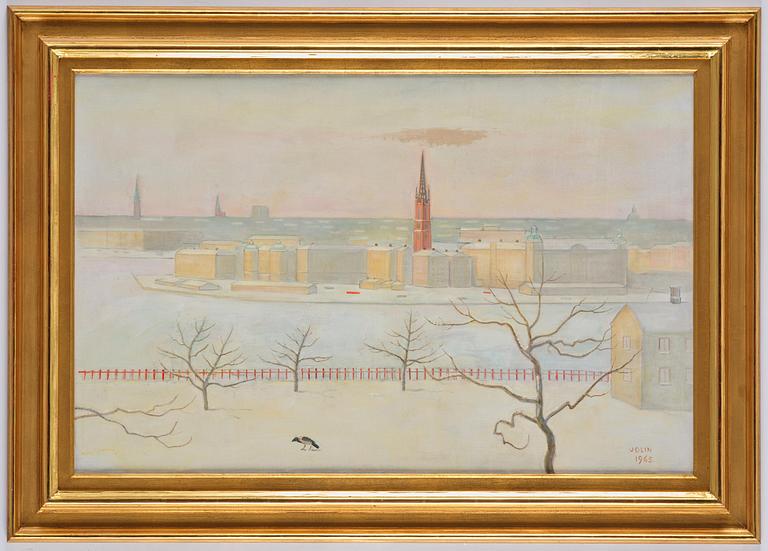 Einar Jolin, Vy mot Riddarholmen.