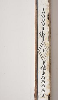 A Northern European late baroque mirror, mid 18th century.