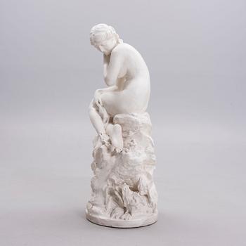 JOHANNES TAKANEN, kipsiveistos, signeerattu ja päivätty 1878.