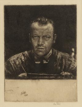 Axel Fridell, "Självporträtt VII".