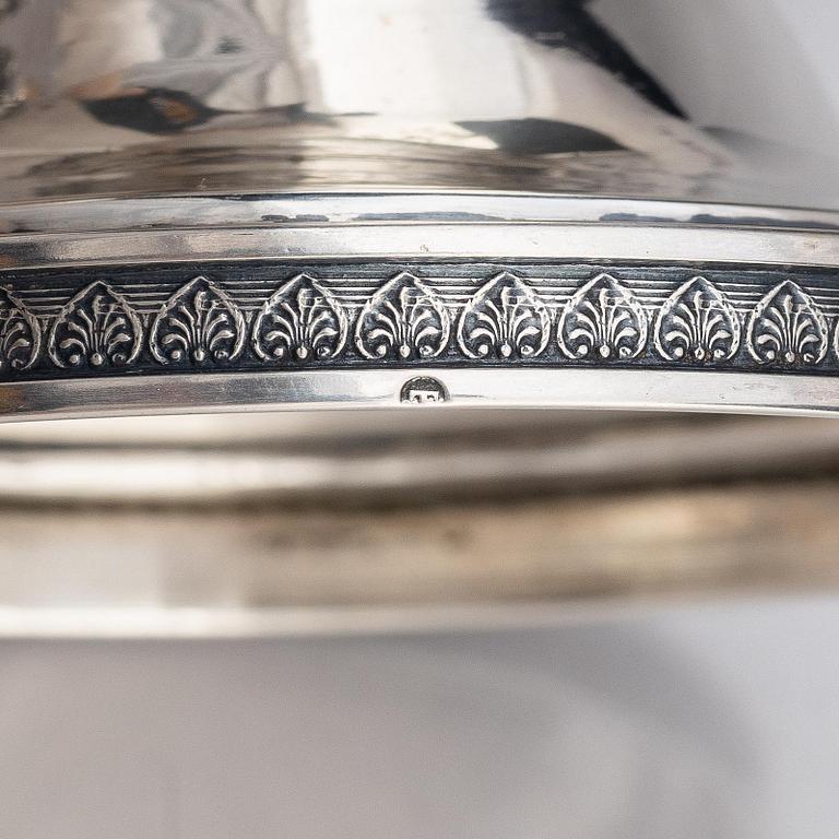 An Austrian 19th century silver pitcher, unknown maker, Vienna 1821.