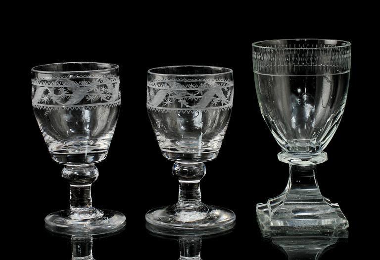 PARTI GLAS, 8 st, 1800-tal.