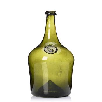 A bottle with seal mark, presumably late 18th Century.