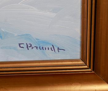 CARL BRANDT, olja på duk, signerad.