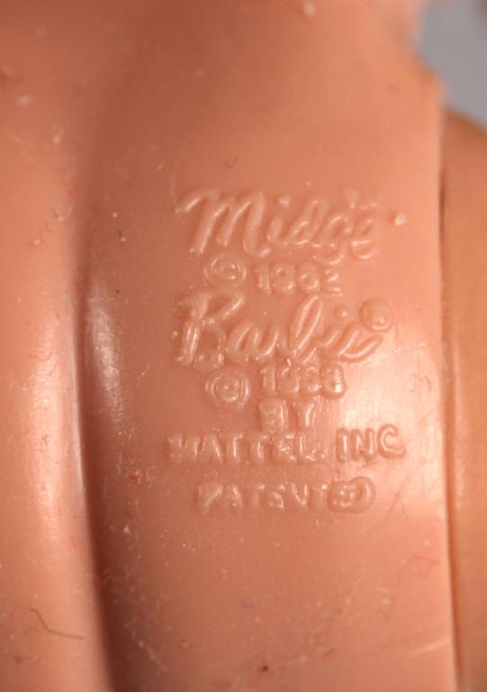 BARBIEDOCKOR, 5 st, Mattel. 1960/70-tal.