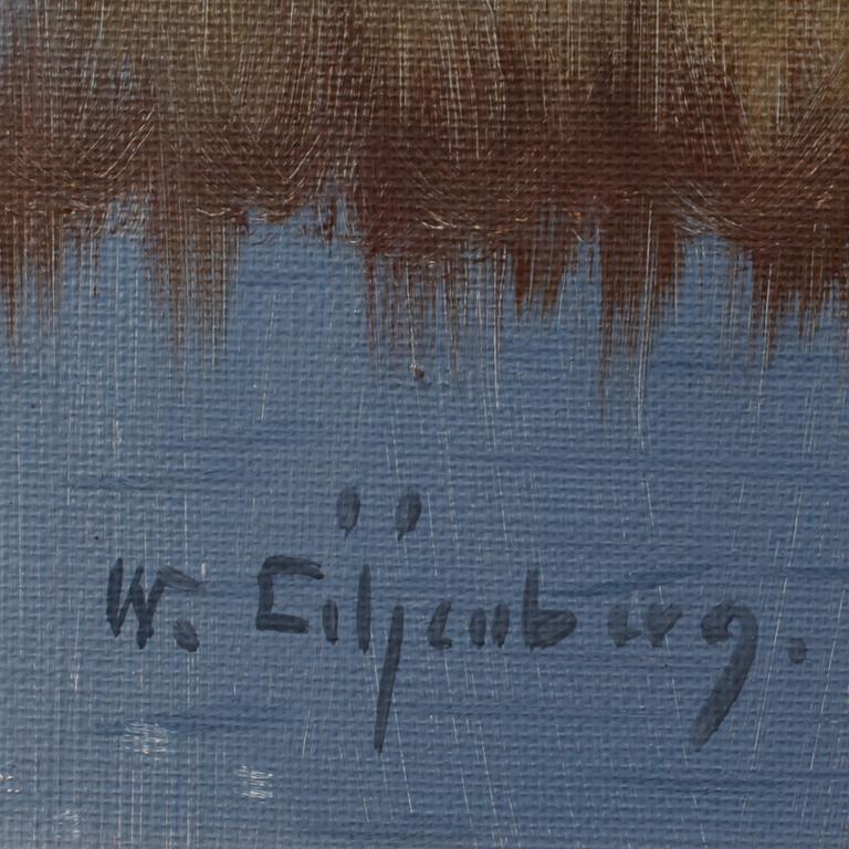 WALTER LILJENBERG, olja på duk, signerad.