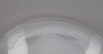 KARAFF, glas, "Art Josefina"  sign. Björn Weckström, Notsjö.