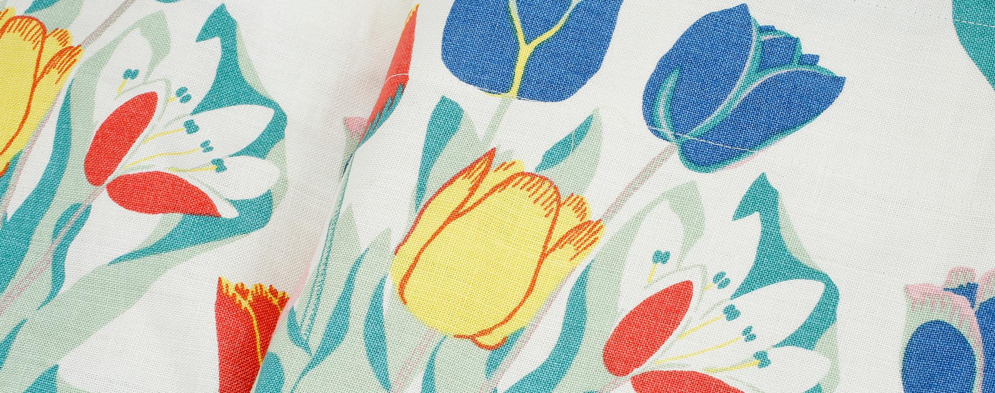 GARDINVÅD, "Tulpan", Josef Frank, firma Svenskt Tenn, 1900-talets fjärde kvartal.