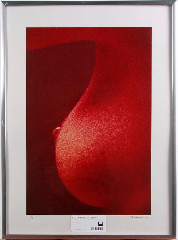 WIKLUND, PER. Fotografi. Sign o numr 2/10, dat 76.