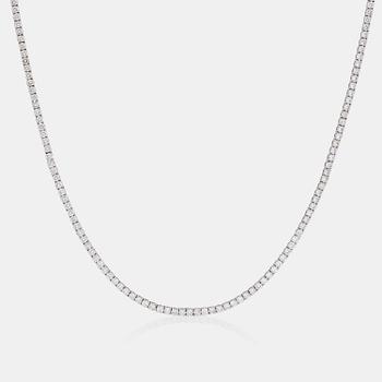 COLLIER med briljantslipade diamanter 21.95ct.