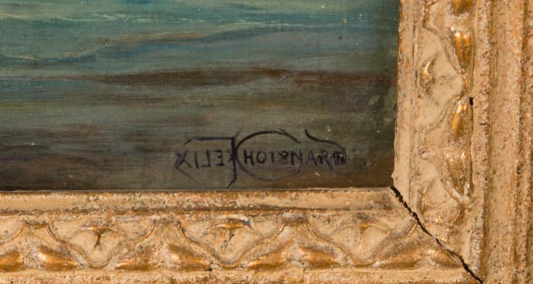 FELIX CHOISNARD, oil on canvas, signed.