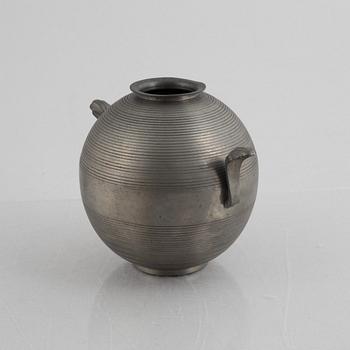 Sylvia Stave, a pewter vase, CG Hallberg, Stockholm 1929.