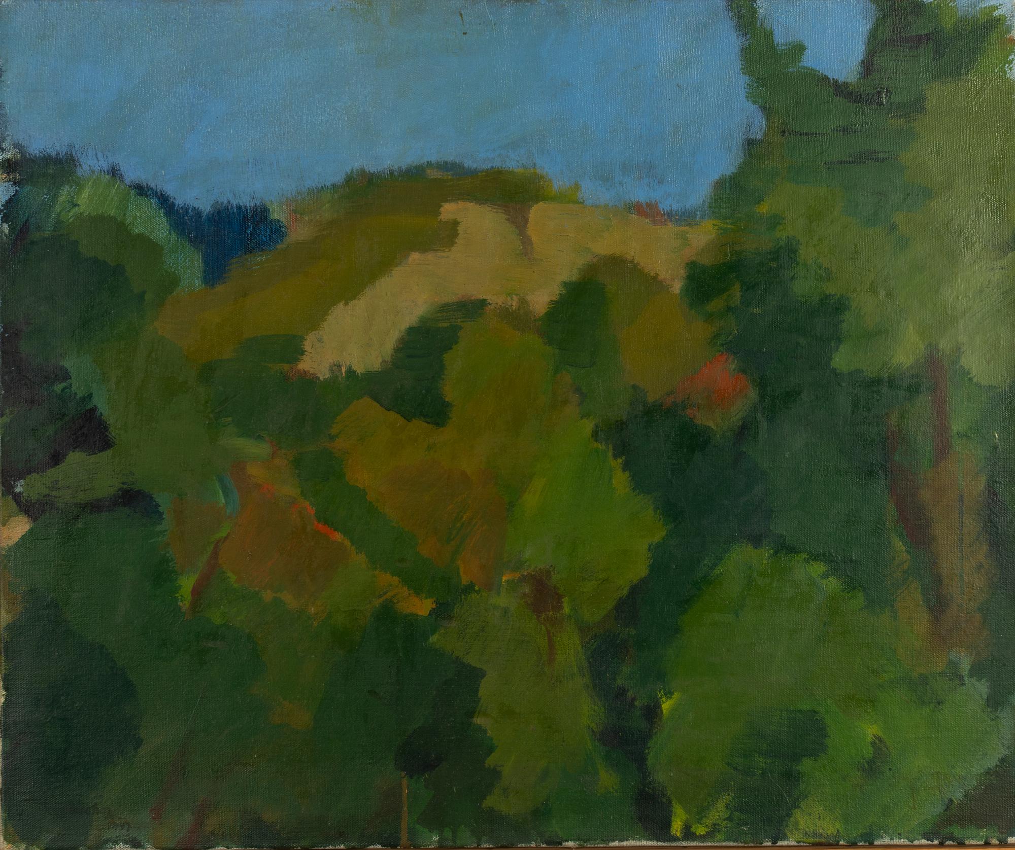 Sixten Lundbohm, "Landskap med lertag".