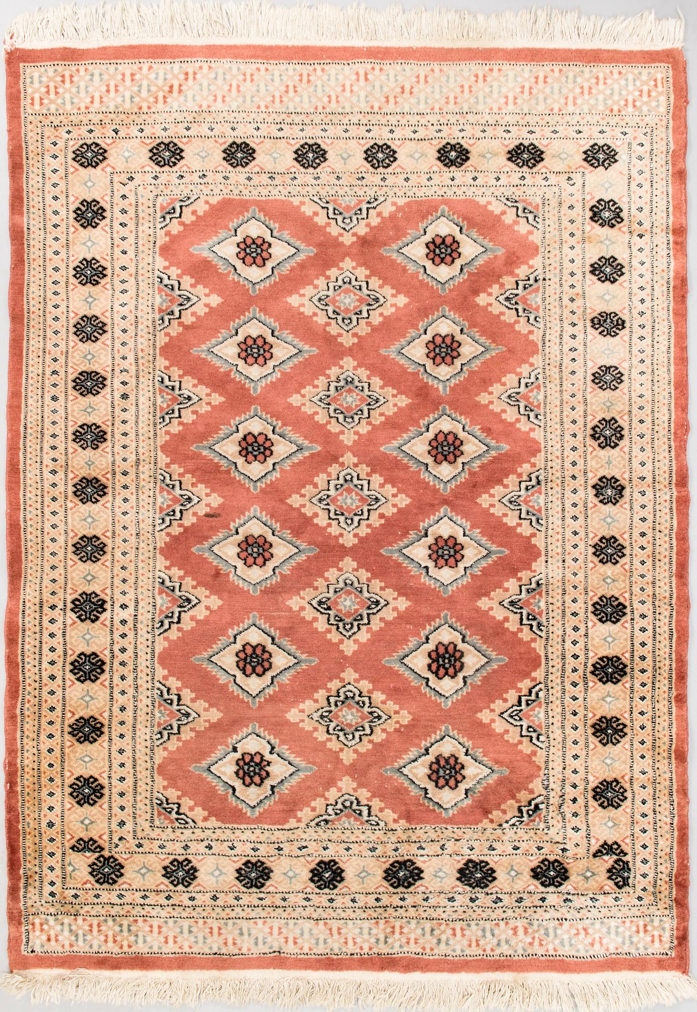 A rug from Karachi. Ca. 176x128 cm.