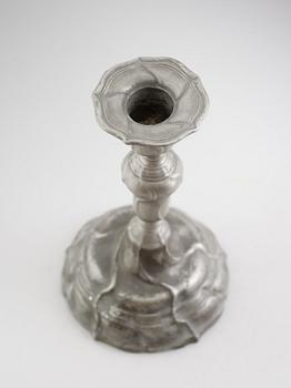 LJUSSTAKE, tenn, Johan Gustaf Ryman, Stockholm 1771.