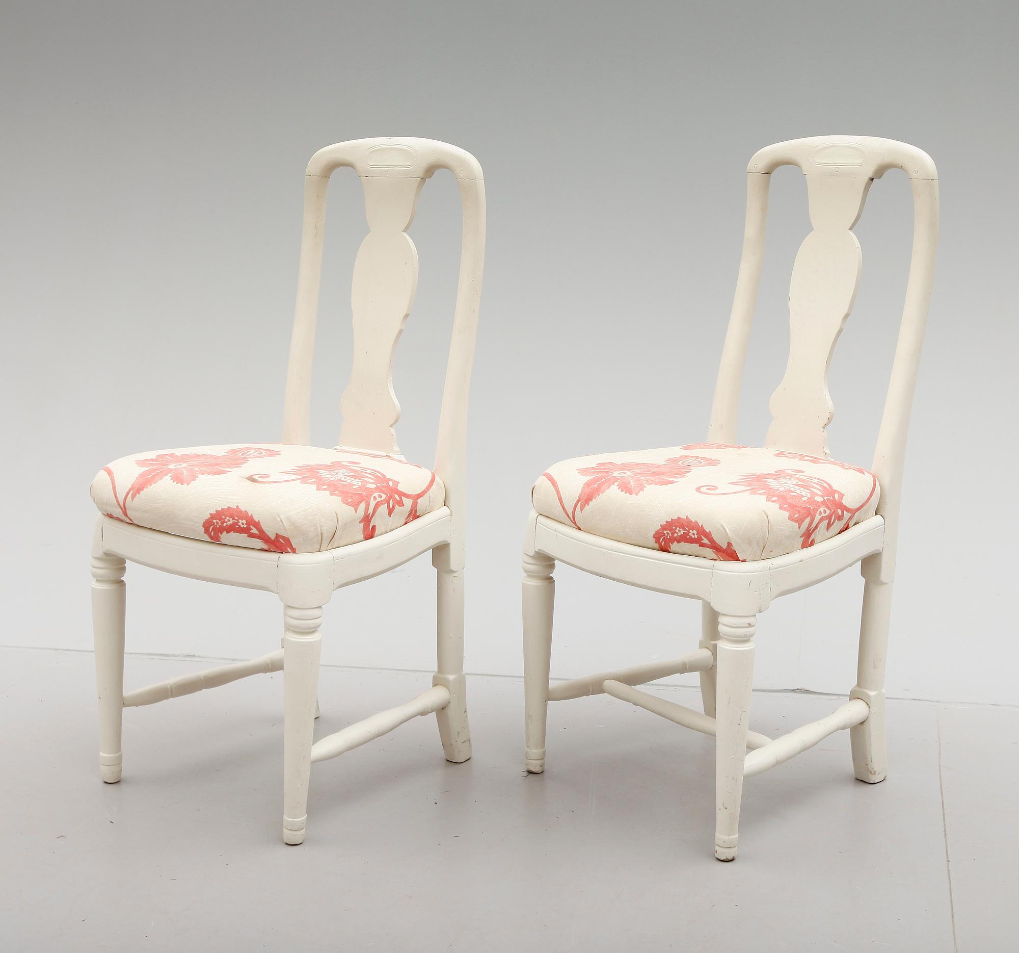 STOLAR, 1 par, 1700-talets andra hälft.