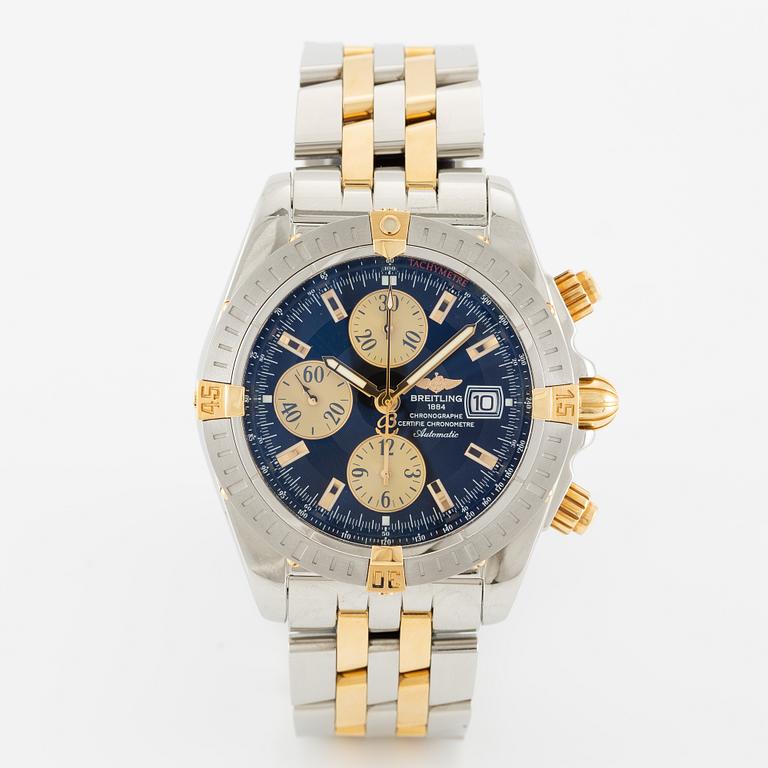 Breitling, Chronomat Evolution, chronograph, wristwatch, 43.7 mm.