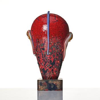 Ardy Strüwer, glasskulptur "Sunset Dreambird", ca 2009.