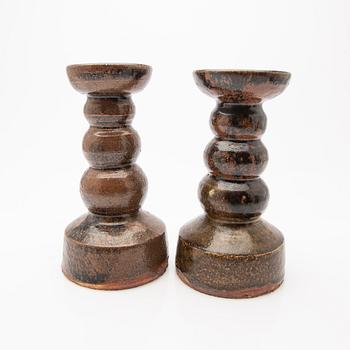 Ulla & Gustav Kraitz, Candle holders, a pair.