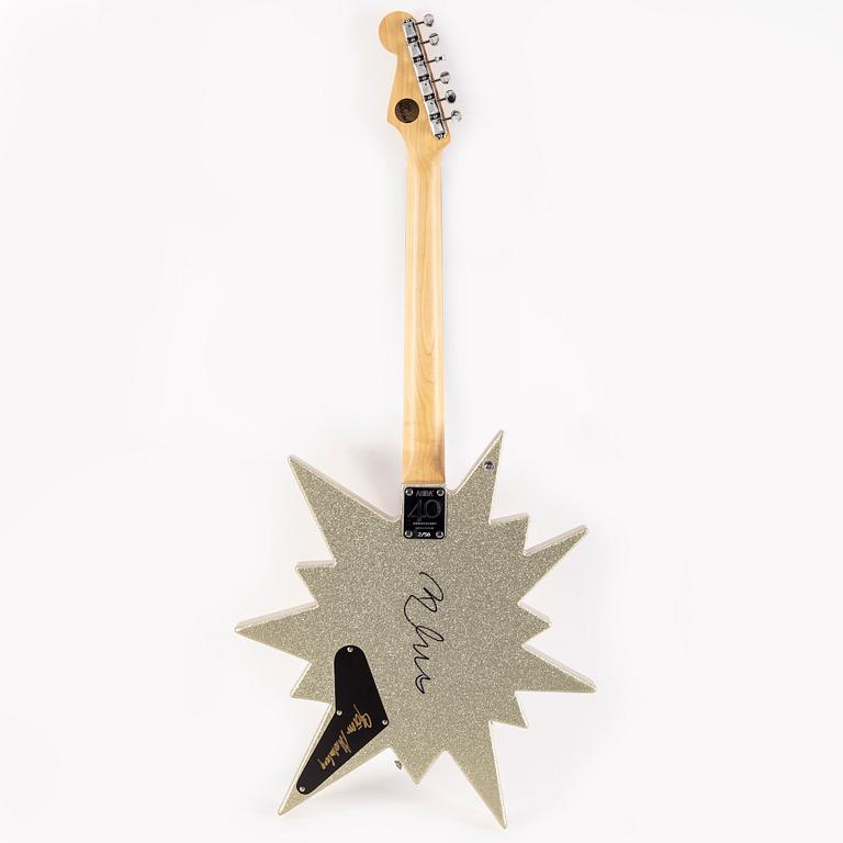 ELECTRIC GUITAR, Malmberg ABBA Star guitar Limited Edition, 2/50, 2014. Signed by Björn Ulvaeus and Göran Malmberg.