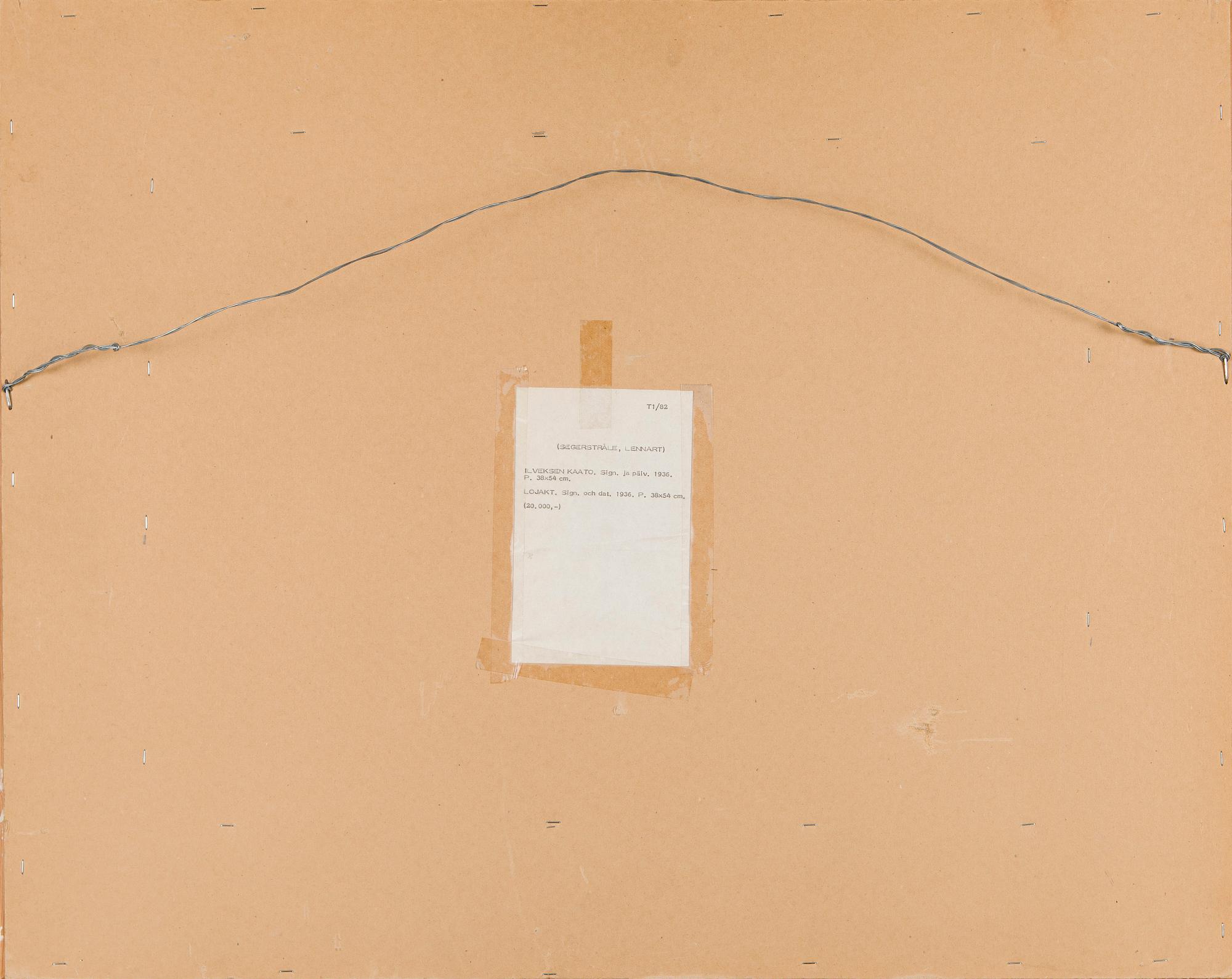 Lennart Segerstråle, Ilveksen Kaato.