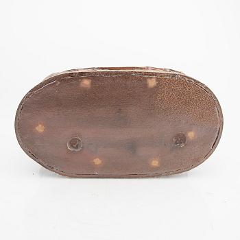 Signe Persson-Melin, a "Barca" saltglazed urn signed and dated (?).