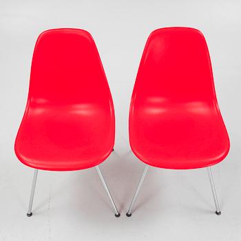 Charles & Ray Eames, stolar, 5 st, "Plastic Chair DSX", Vitra, 2010.