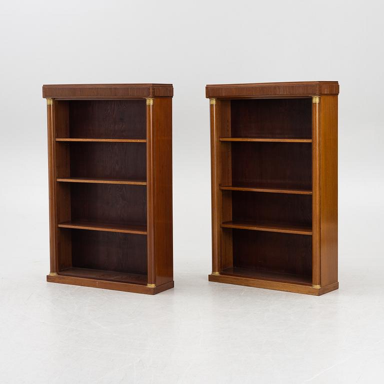 Bookcases, a pair, Empire style, first half of the 20th century.