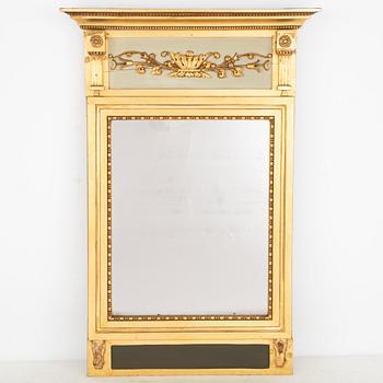 A late Gustaivan mirror, early 19th century.