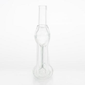 Oiva Toikka, flaska, signerad Oiva Toikka Nuutajärvi Notsjö.