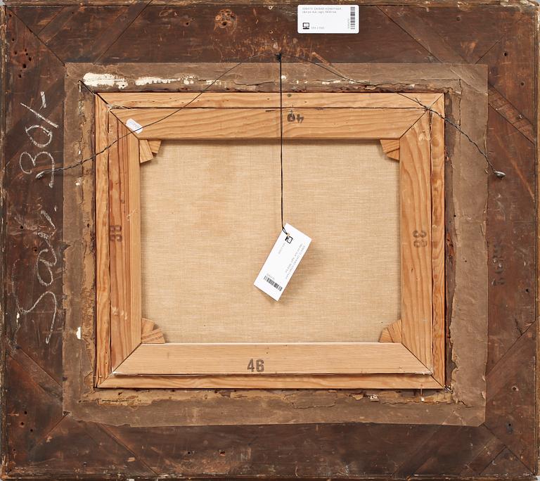 OKÄND KONSTNÄR, olja på duk, sign, 1900-tal.