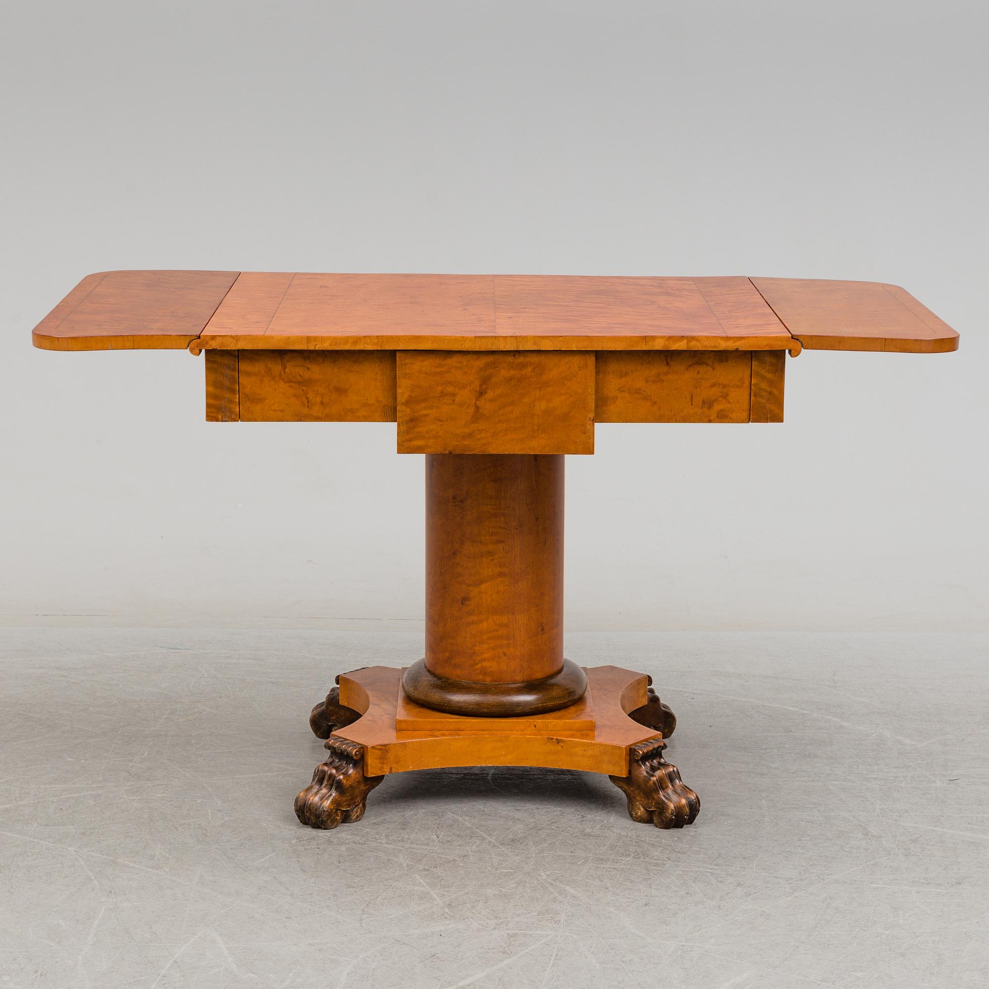 A Swedish empire table, first half of the 19th century.
