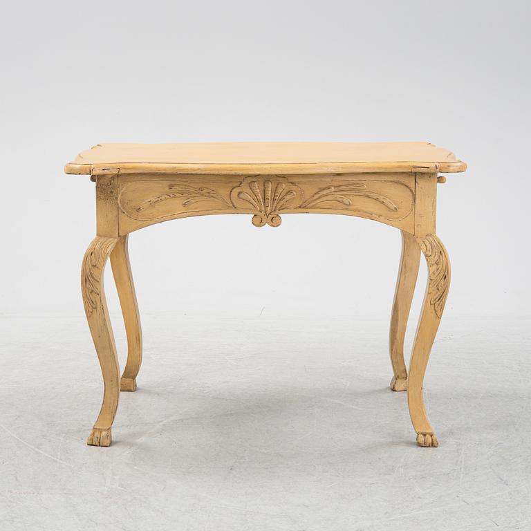 A Swedish provincial Rococo desk, 18th Century.