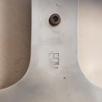 Preben Fabricius & Jørgen Kastholm, a "Scimitar" chair, Ivan Schlechter, Copehhagen, 1960s.