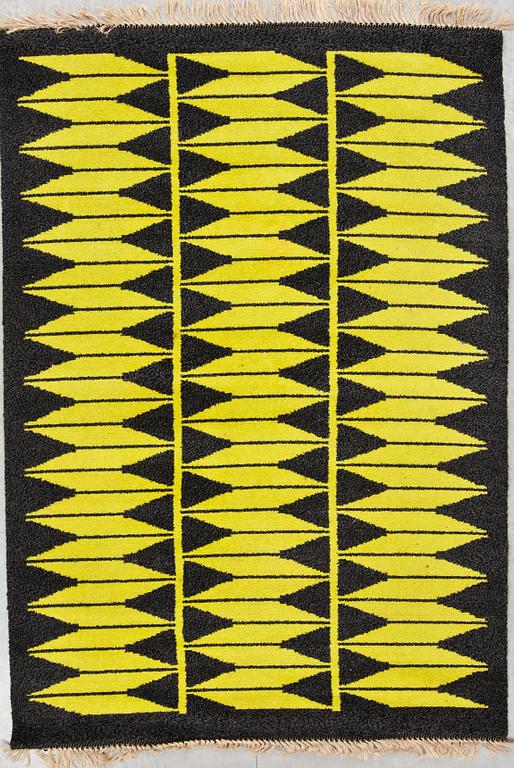 MATTA, flossa, "Kungsmattan", Tabergs Yllefabriks aktiebolag, 1900-talets andra hälft, ca 239 X 165 cm.