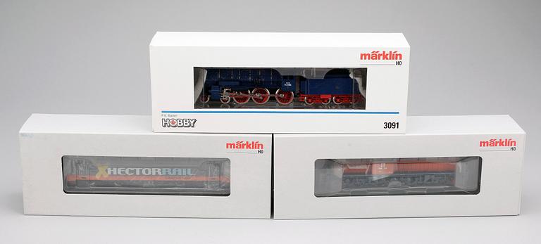 PARTI LOK, Märklin H0 37940, 39894 och 3091. 1900/2000-tal.