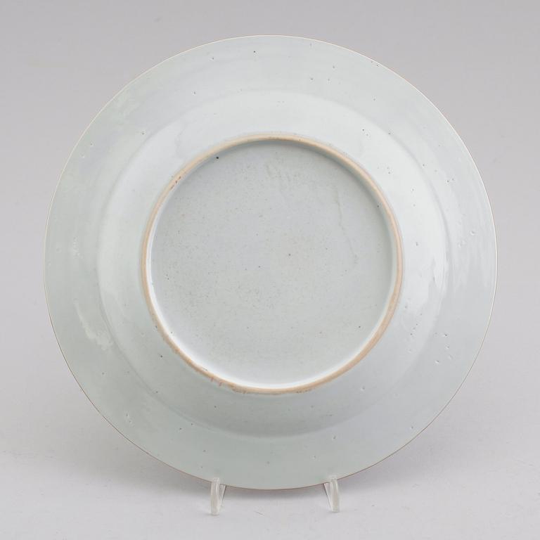TALLRIK, porslin, Kina, Qianlong 1736-1795.