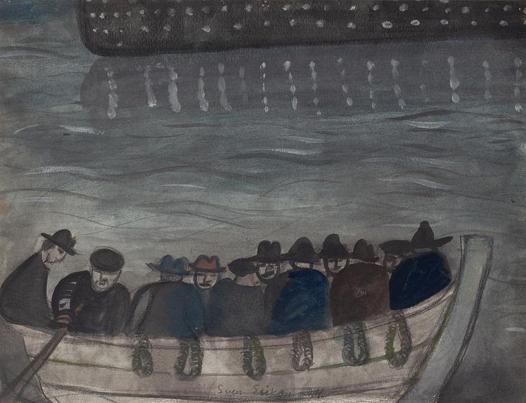 Sven X:et Erixson, "Emigranter, Neapel".