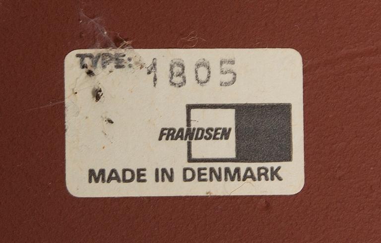 Floor lamp, Denmark, Frandsen, 1970s-80s.