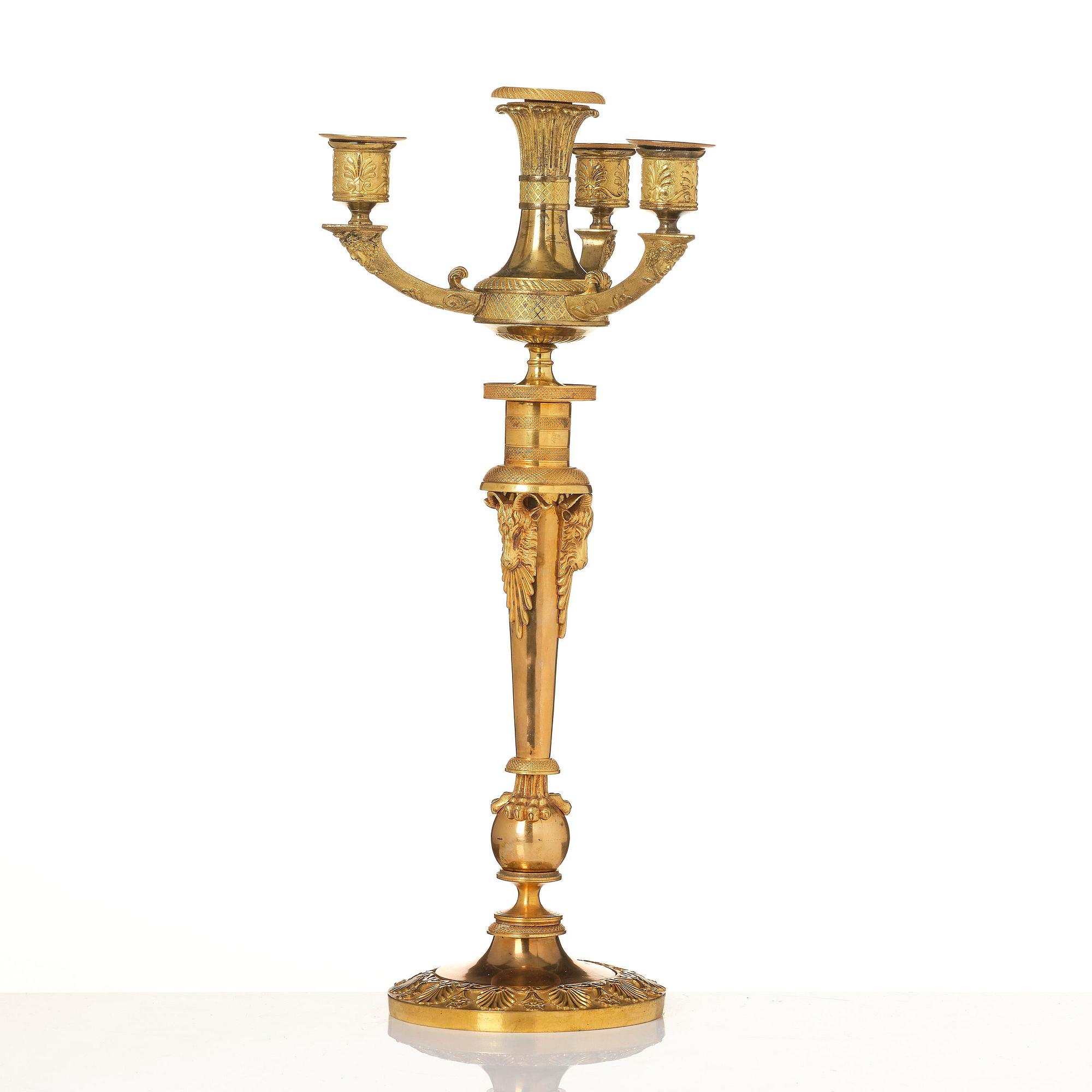 Kandelaber för fyra ljus, Ryssland 1800-talets början, Empire.